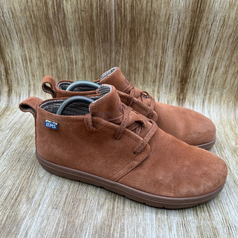 Lems Chukka Boots Men's Size 9.5 Lions Mane Suede Zero Drop Minimalist LM190419B